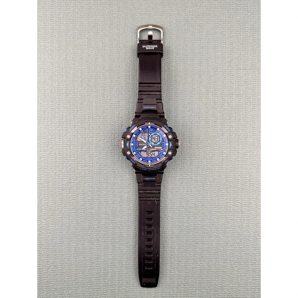 Armitron Pro Sport 20/5062 Men's Black‎ Watch 51MM Y121F/4